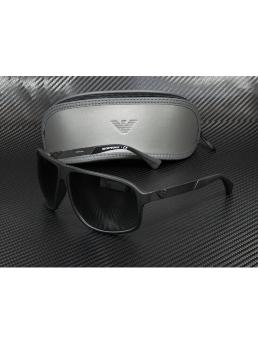 New Emporio Armani Men Black Sunglasses 64- 13- 130